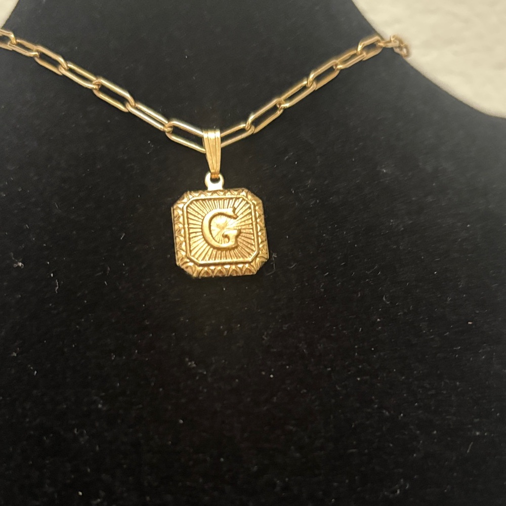 Miranda Frye Gold-filledInitial 'G' Pendant